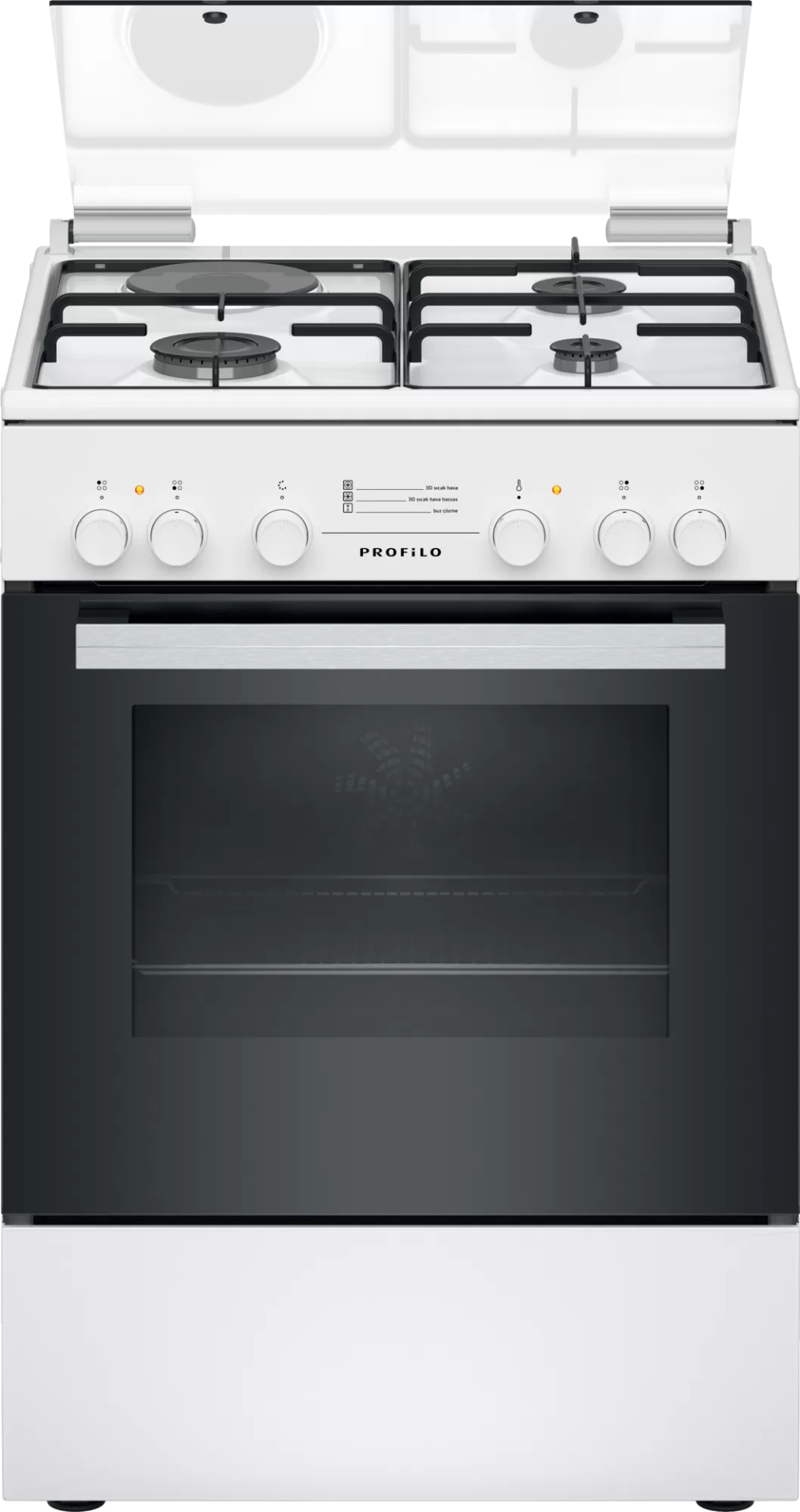 Profilo FRTS113LBD Beyaz Ocaklı Fırın
