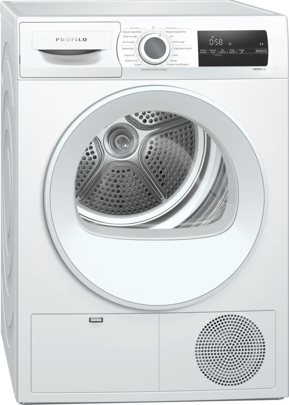 Profilo KM8612HTR 8 kg Çamaşır Kurutma Makinesi